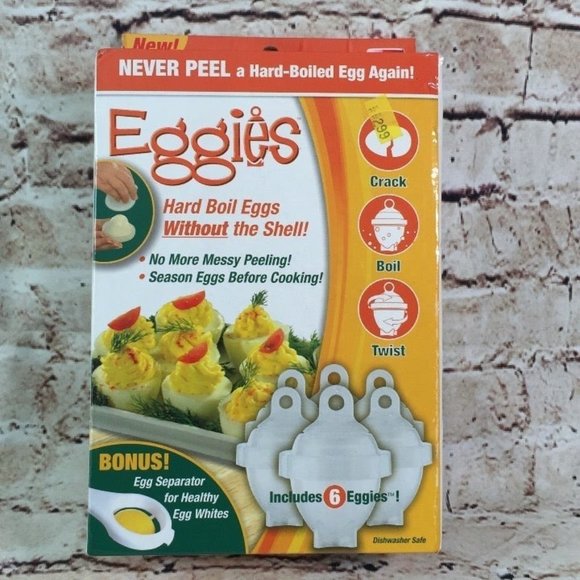 NIB Eggies - 6 Pack Egg Cooker - Picture 2 of 9